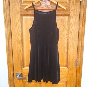 Speechless womans black tank dress, xl. Stretchy velour.